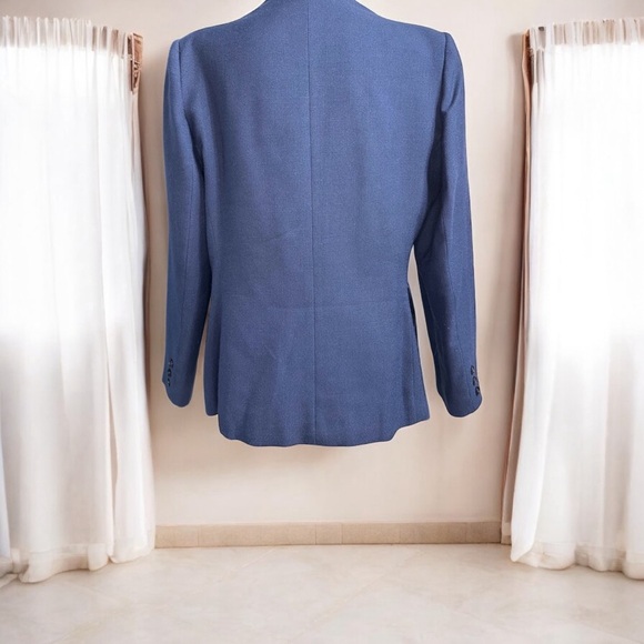 Vintage Rare Raspini 1980s Blue Women’s Blazer - Picture 11 of 14
